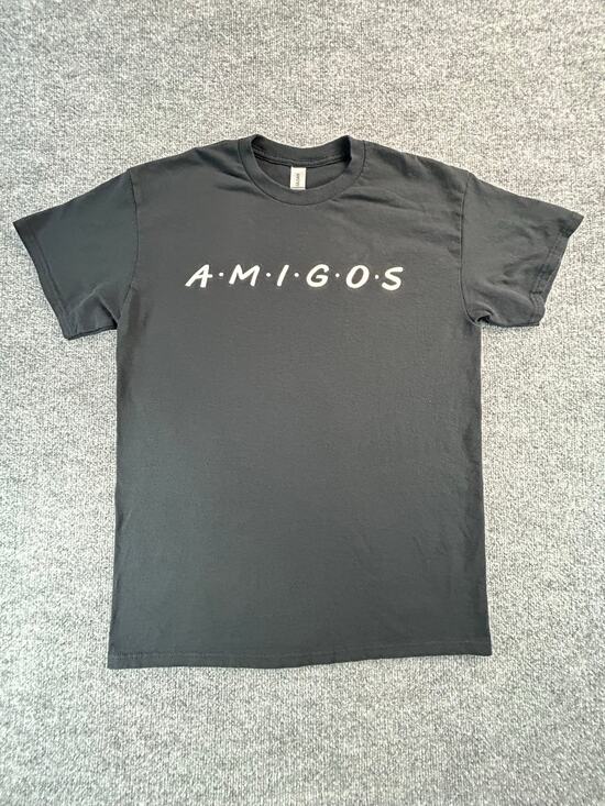 Gildan Other - AMIGOS Graphic T Shirt Men's Medium "Friends" TV Show Inspired Short Sleeve Tee